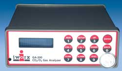 GA-200 Oxygen and Carbon Dioxide Gas Analyzer.