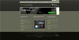 Screenshot of "Carbon Footprint of Nations" website.