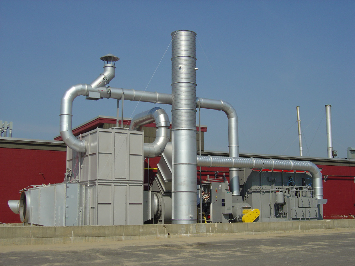 A concentrator can take exhaust streams at or near ambient temperature and concentrate them so that the airflow actually sent to the oxidizer is reduced by a factor of eight to 20.