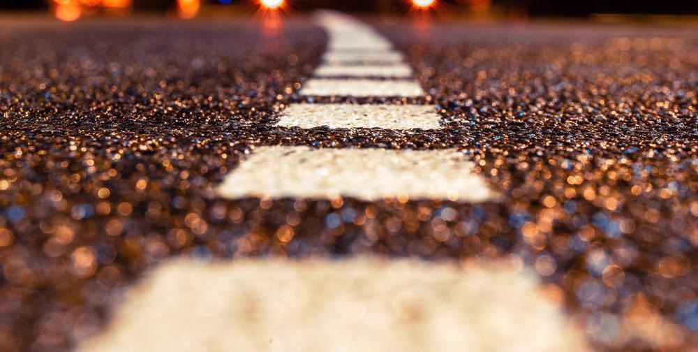 road, plastic waste