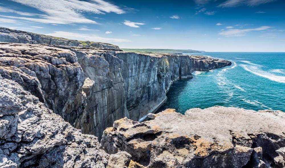 limestone cliff