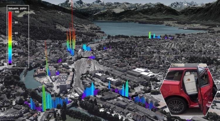 Using a Mobile Laboratory to Measure VOC Emissions in the City