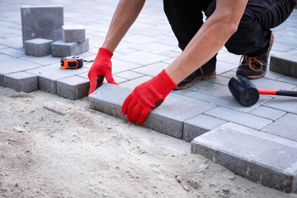 plastic, sand, bricks
