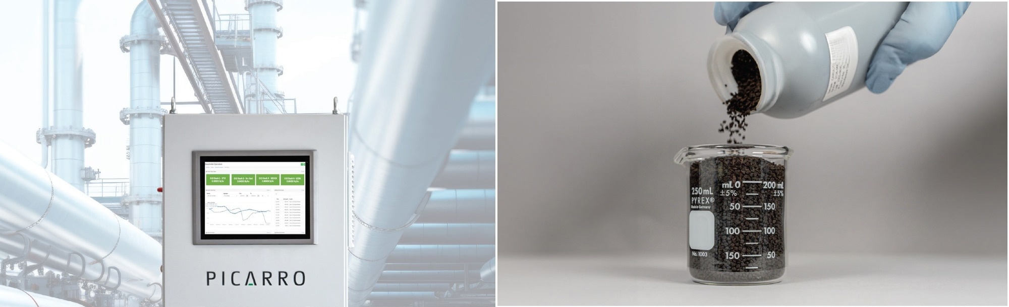 Picarro’s EtO CEMS system and Carus’s CARULITE® 500 granules. Picarro’s Cavity Ring-Down Spectrometer systems were used to evaluate the remarkable destruction efficiency of CARULITE® 500 in this important white paper.