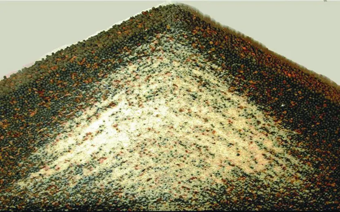 How Dusting and Sifting Affect Material Segregation in Bulk Solids