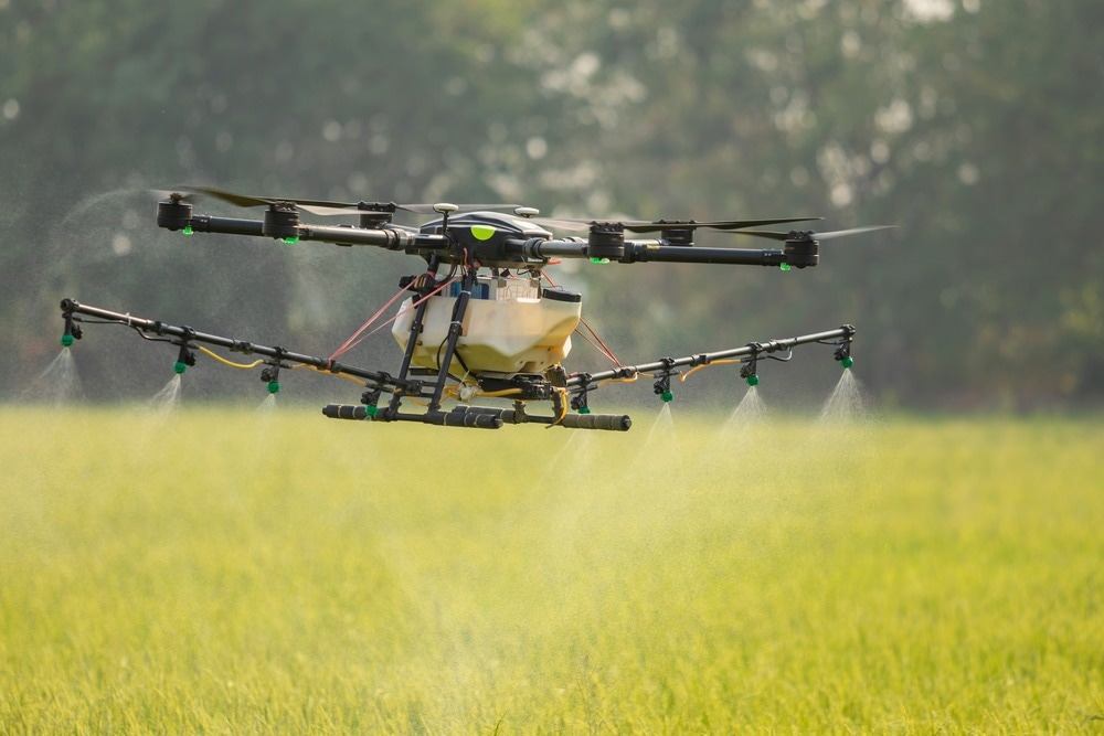 crop spraying drone