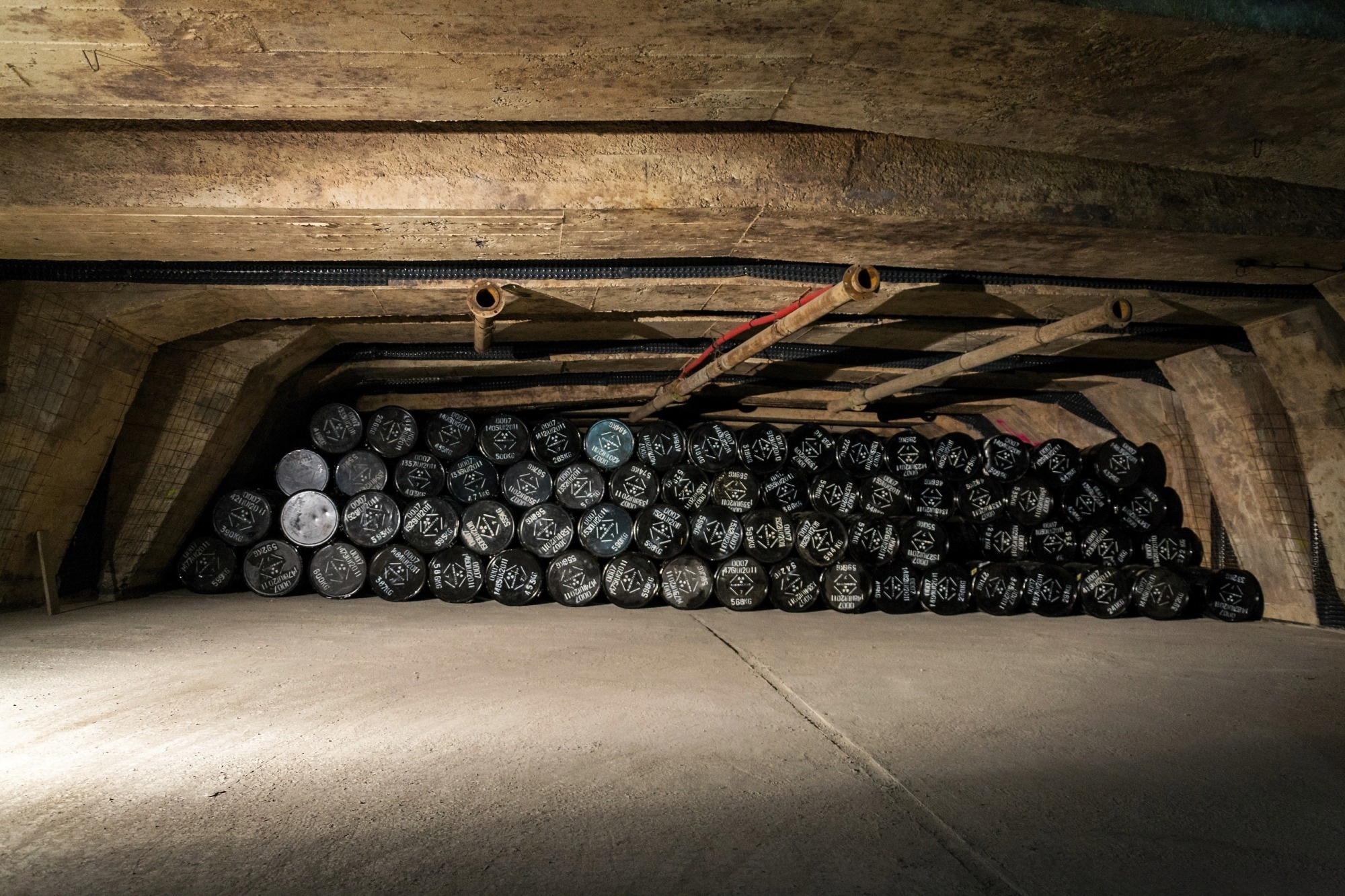 nuclear waste barrels