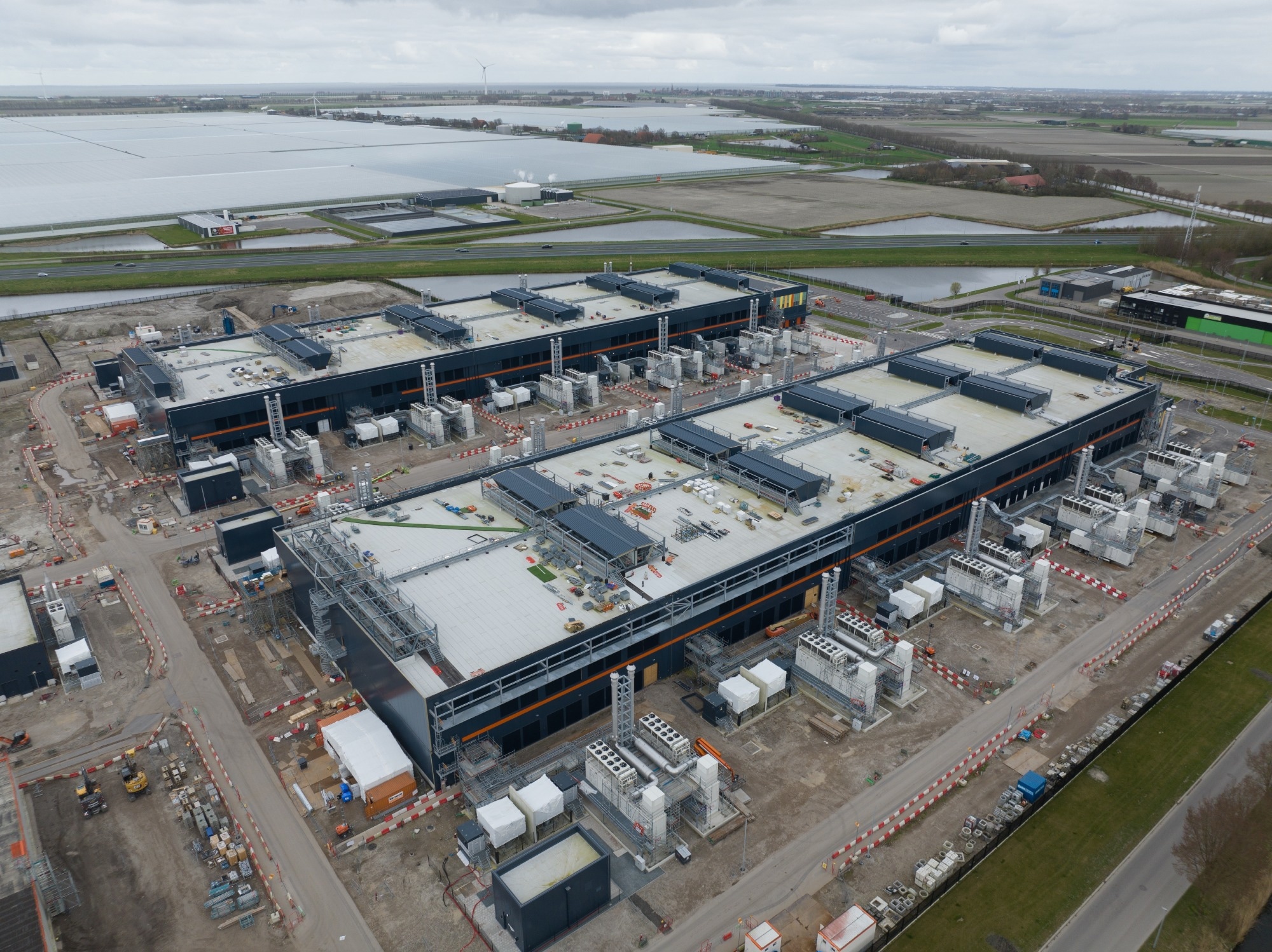 data centre from above