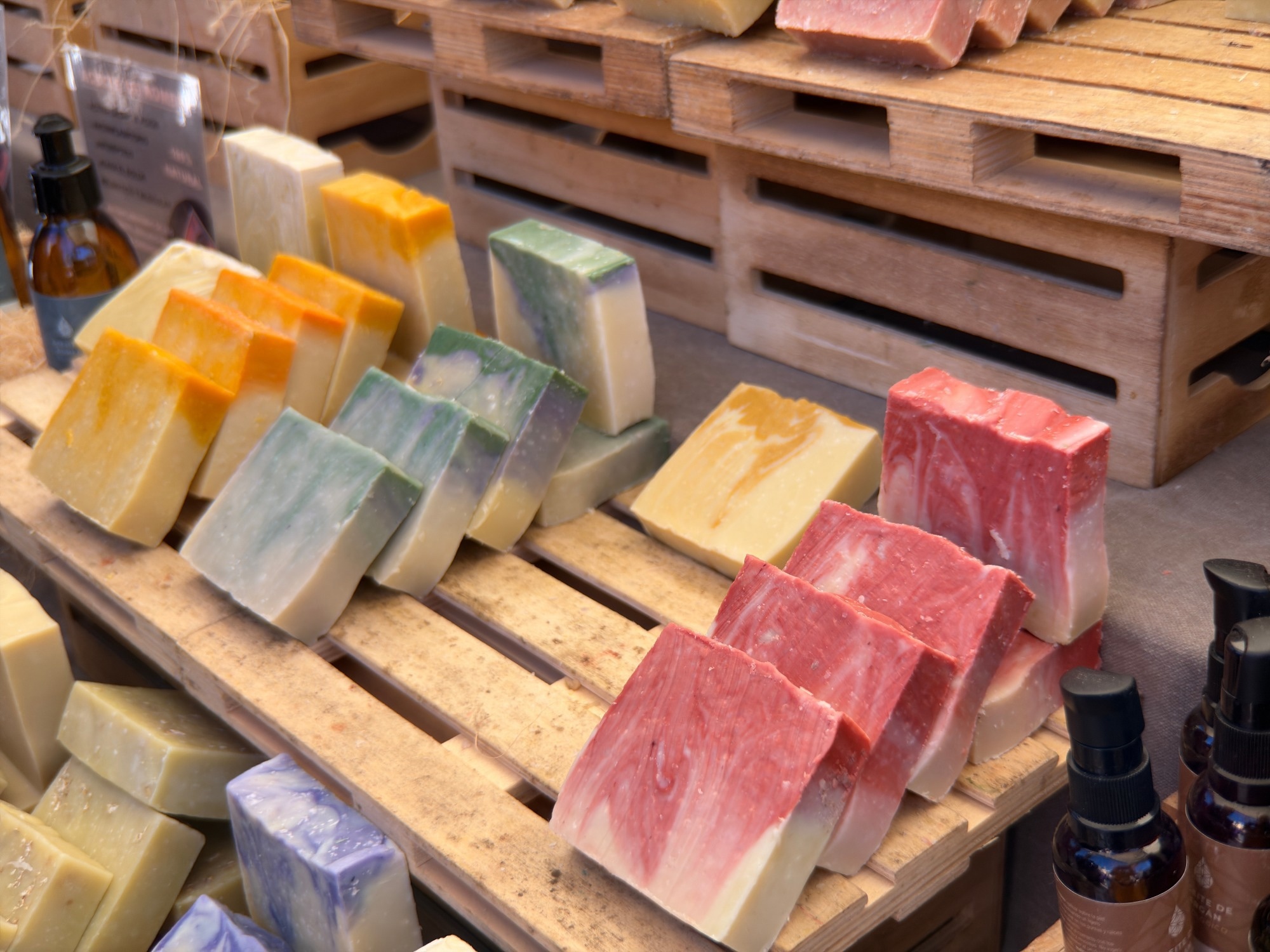 sustainable bars of soap in shop