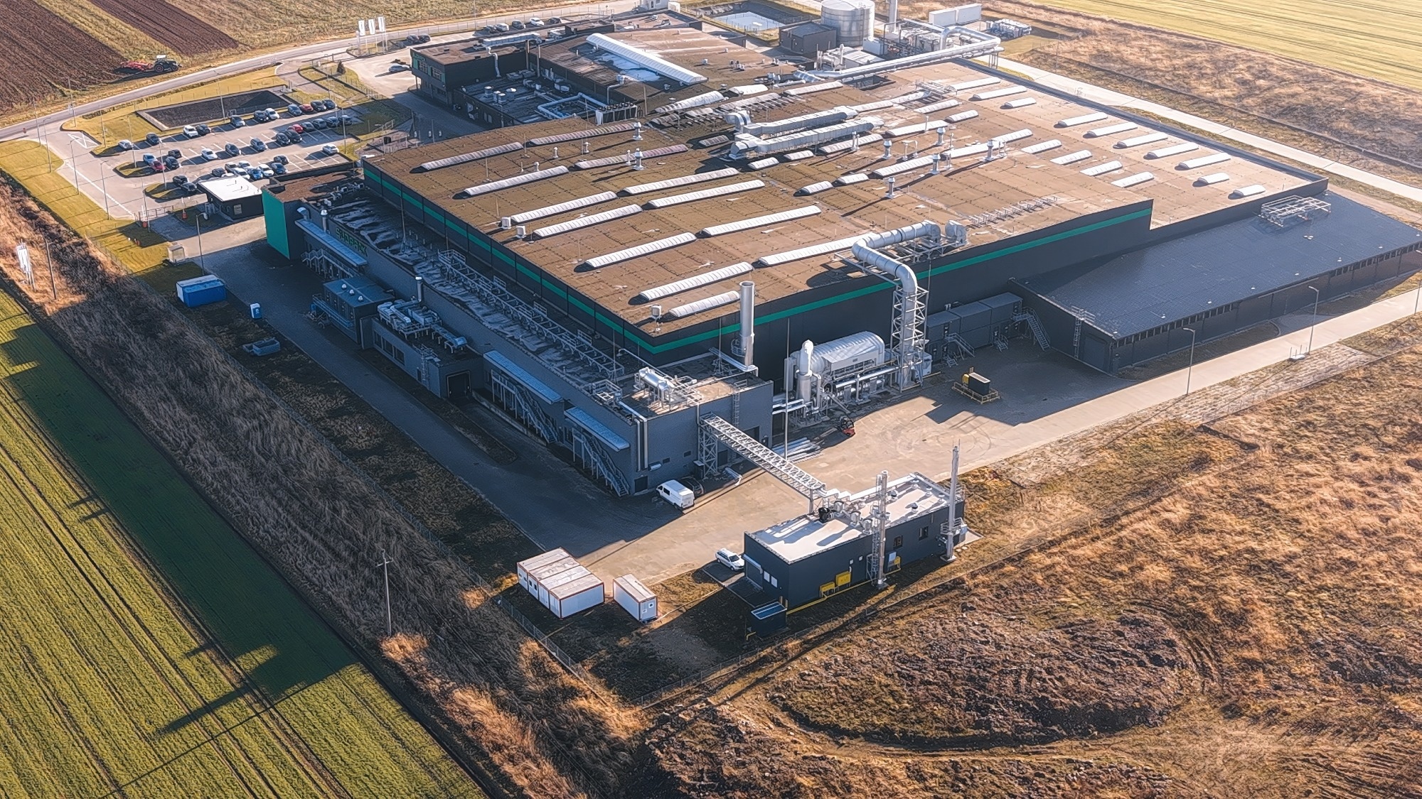 data center from above
