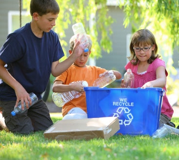 It’s easy for kids to get into recycling, a skill that will stay with them for life.