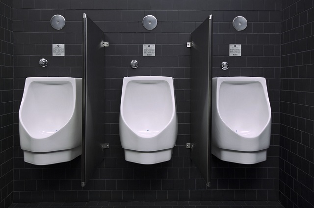 Water-free urinals installed at the Walt Disney Concert Hall in Los Angeles, CA