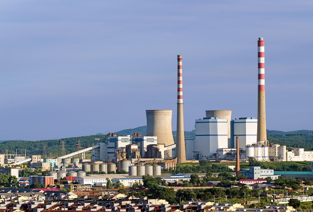 Coal fired power station in Liaoyuan, Jilin, China. Coal remains the primary source of electrical power in China​.