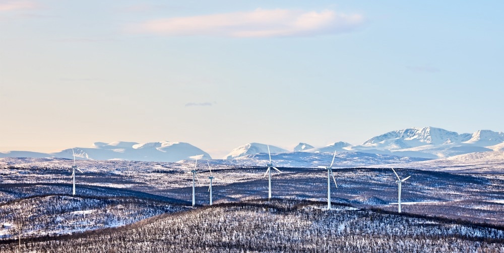 swedish mountains, wind turbines