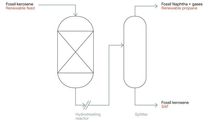 Co-Processing Solution process schematic.