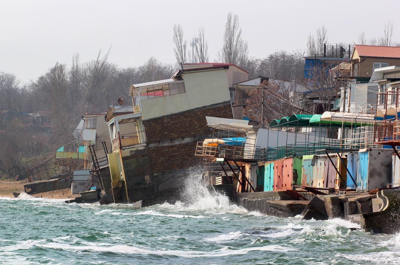 Sea level rise will cause increased coastal erosion.