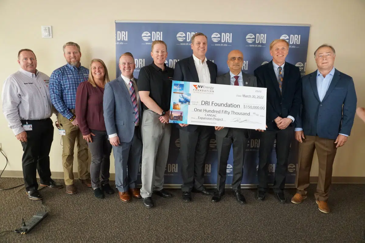 Funding to Help Develop DRI’s Advanced Weather and Research Forecast Modeling Tool.