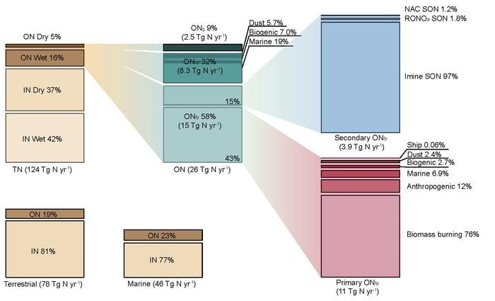 New Global Model Sheds Light on Atmospheric Organic Nitrogen Deposition