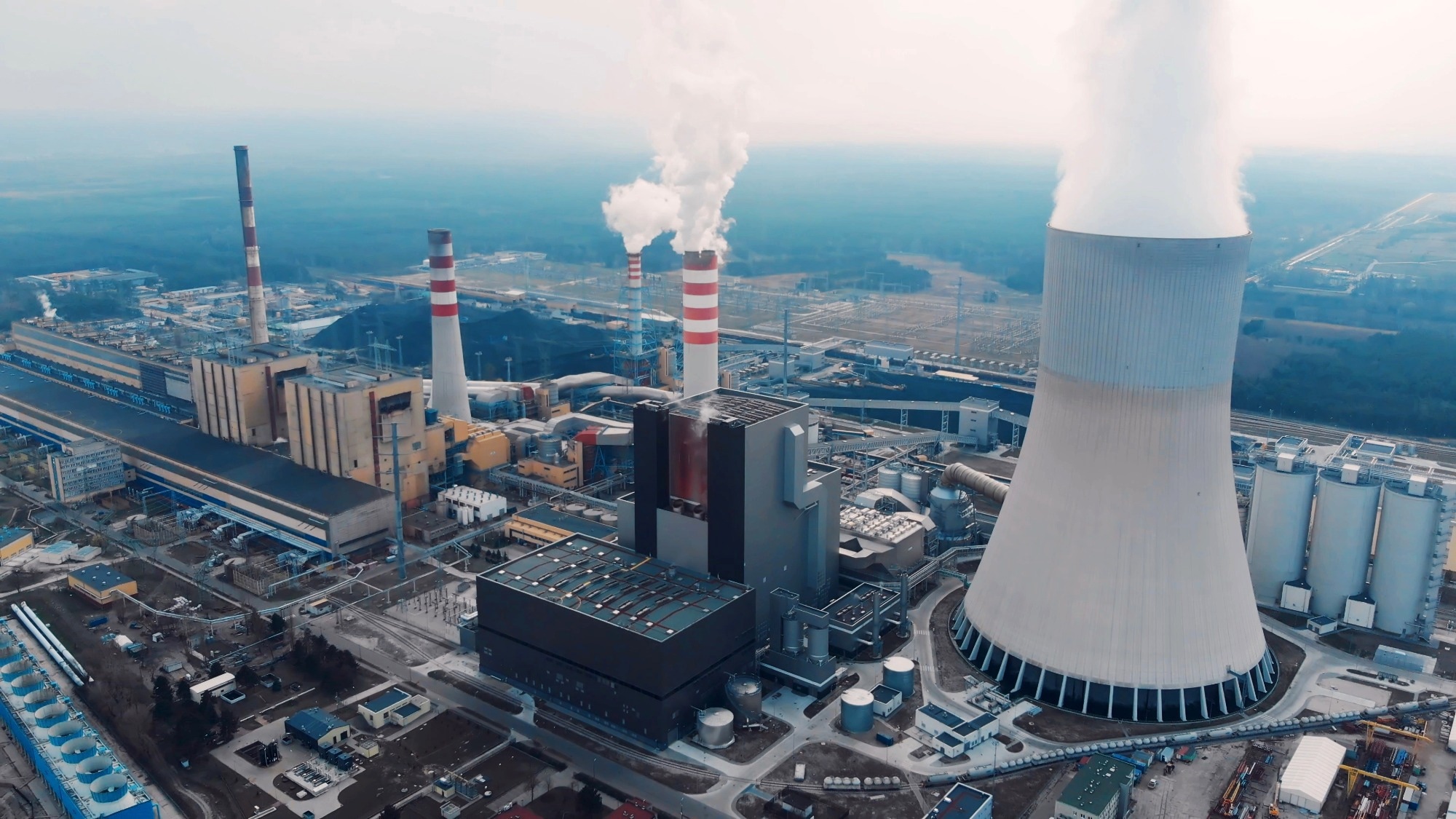 The Kozienice Coal Power Plant in Swierze Gorne near Kozienice, Poland.