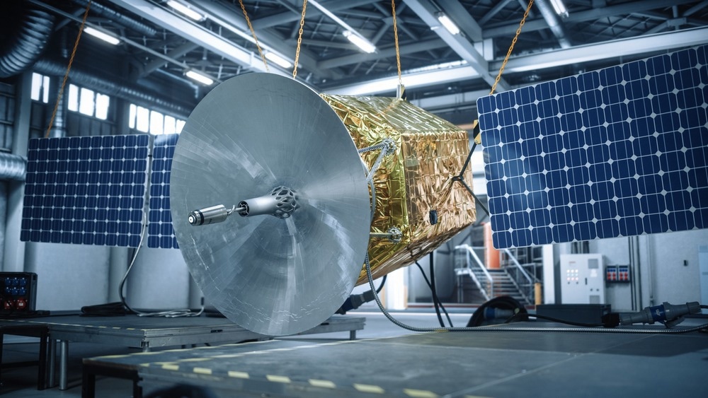 solar panel, satellite