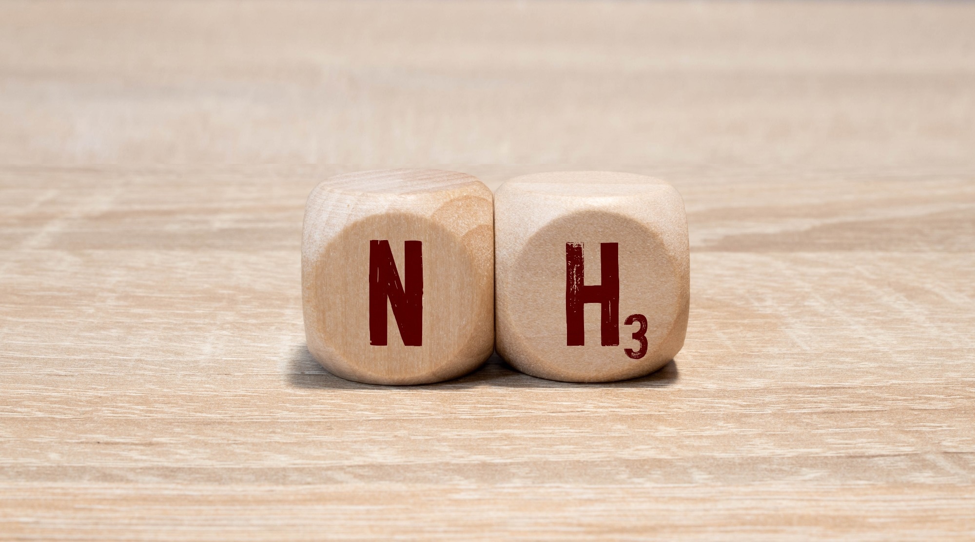 NH3 - the chemical formula for Ammonia.