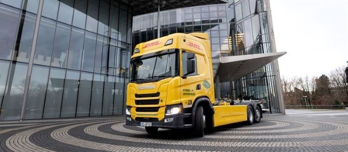 Scania and DHL to Test Electric Truck with Fuel-Powered Range Extender