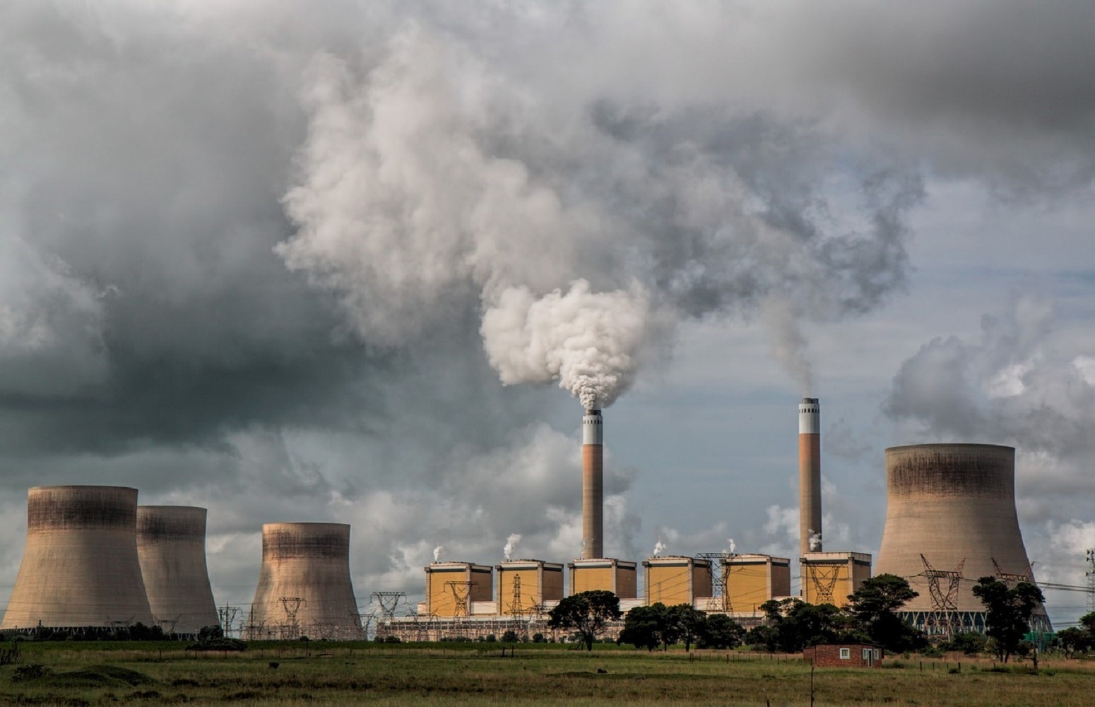 polluting factory