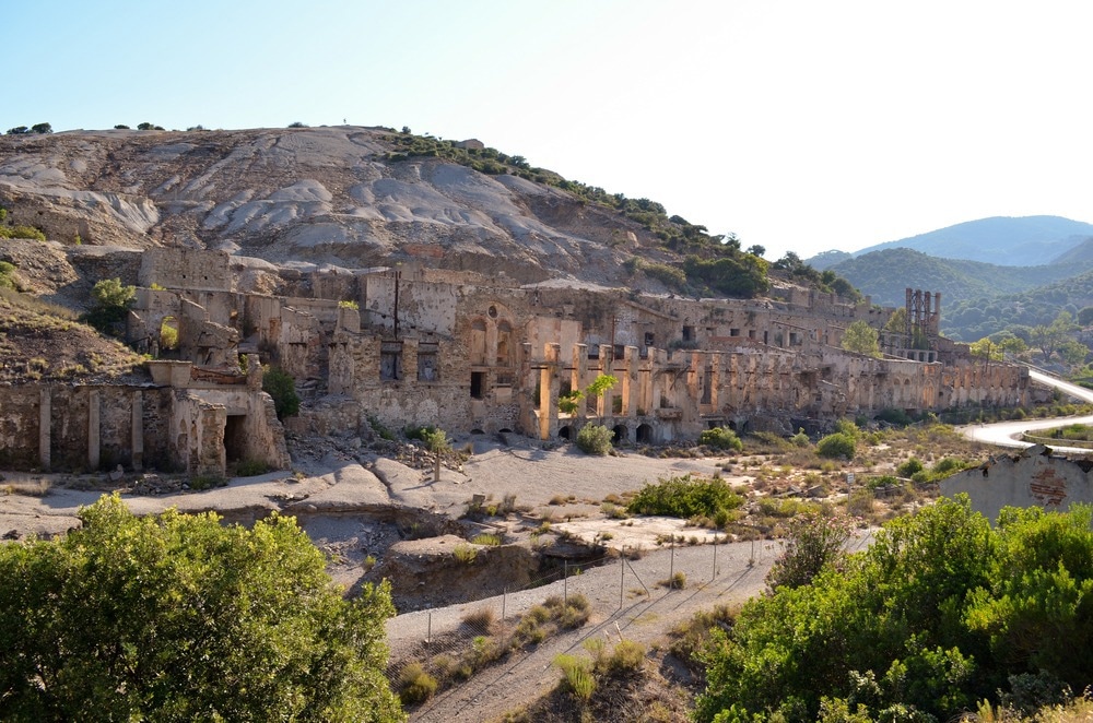 abandoned mine in Sardinia, Italy