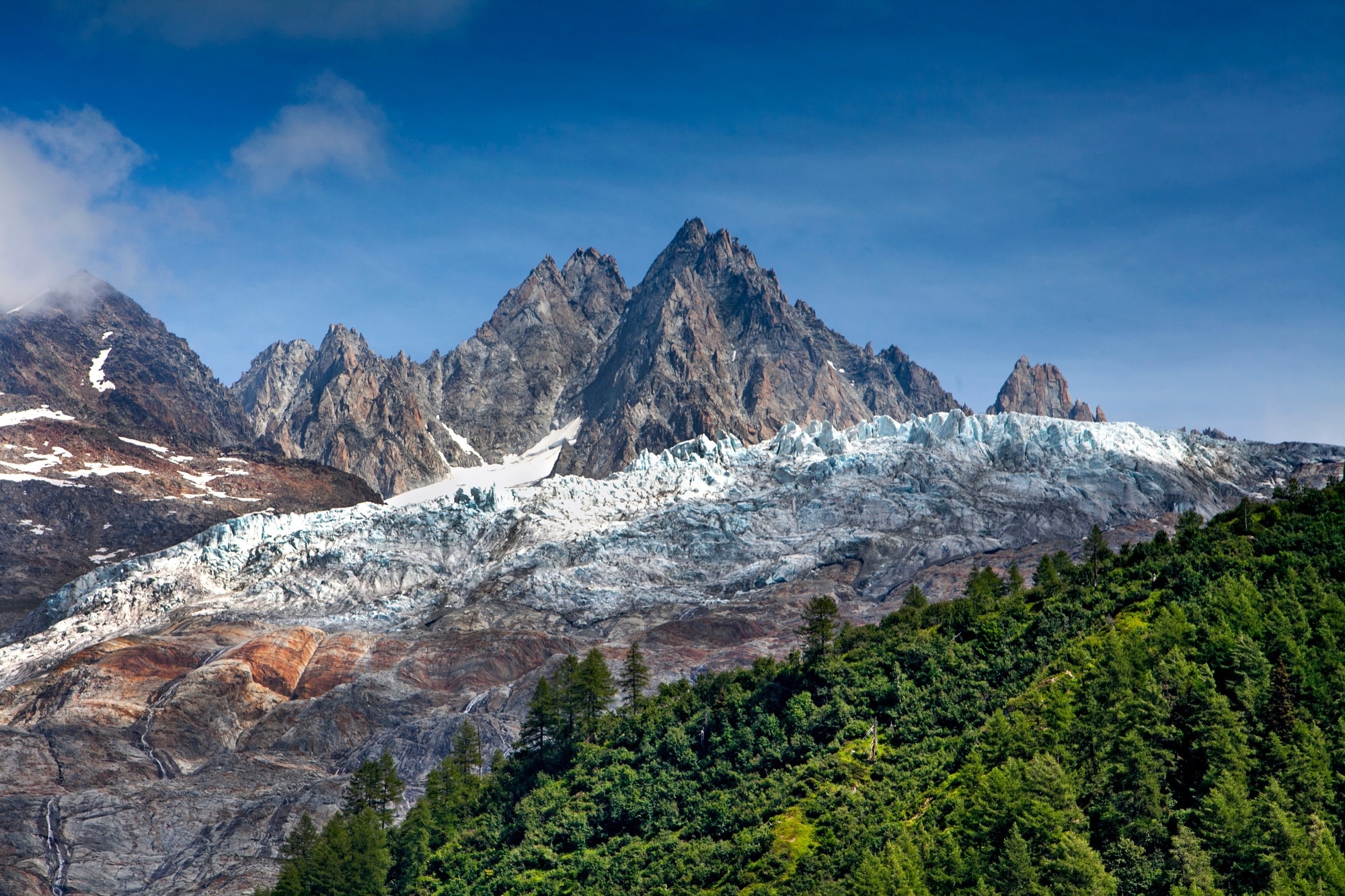 Alpine Ice Core Reveals Pre-Industrial Pollution from Roman Era to Early Modern Europe