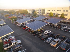 Envision Solar Installs Shaded Parking Solar Array for Morrow Meadows