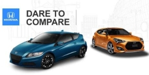 Hybrid 2014 Honda CR-Z with Manual Transmission Succeeds Against Competition