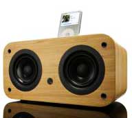 Environmentally Conscientious iPod Sound System Made From Bamboo