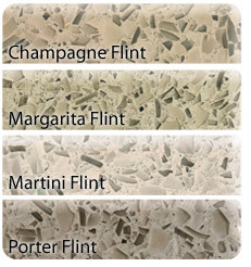 Recyled Glass Building Materials Now Available in New Colours For Kitchen and Bathroom Surfaces