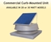 Commercial Curb-Mounted 30 W Solar Attic Fan from Natural Light