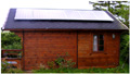 Log Cabin Gets Solar Power