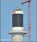 SolarReserve Completes Molten Salt Receiver Panel Assembly on Crescent Dunes Solar Energy Plant Tower
