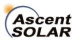Vanguard Selects Ascent Solar’s Flexible Lightweight PV Modules for Additional SBIR Programs