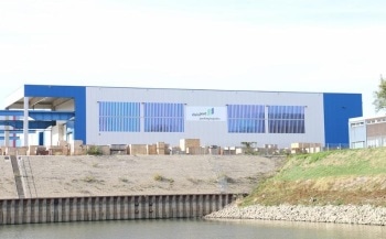 World's Largest Façade Installed with Organic Photovoltaics in the Port of Duisburg