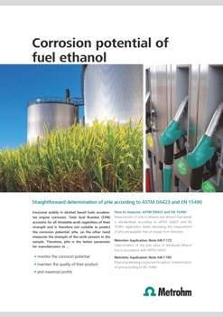 Measuring Real Corrosion Potential of Fuel Ethanol