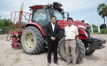 Yanmar Demonstrates Autonomous Tractors Using Precision Positioning Technology in Thailand