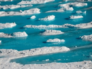 Climate Change Impacts Meltwater Lakes on East Antarctic Ice Sheet
