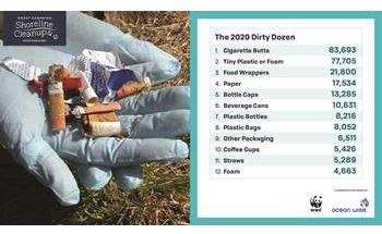 Percentage of Single-Use Food Packaging Litter Nearly Doubled During COVID-19, Report Finds