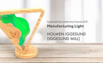 Holmen Iggesund Awarded for Sustainability Leadership