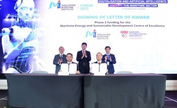 Singapore Maritime Institute Awards $12 Million to NTU