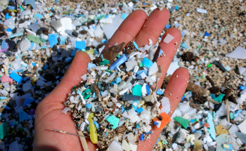 Estimating the Amount of Small Plastics in the Ocean Surface Layer