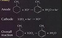 Direct Power Generation from Methylcyclohexane Using Solid Oxide Fuel Cells