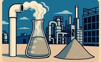 Converting Captured Carbon Dioxide into Cement Precursors