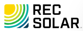 REC Solar logo.